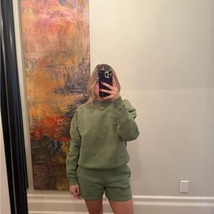 Pangaia Green Sweat Set